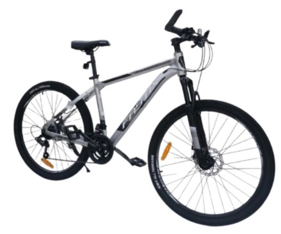 صورة دراجة رصاصي هيكل المنيوم مقاس 26